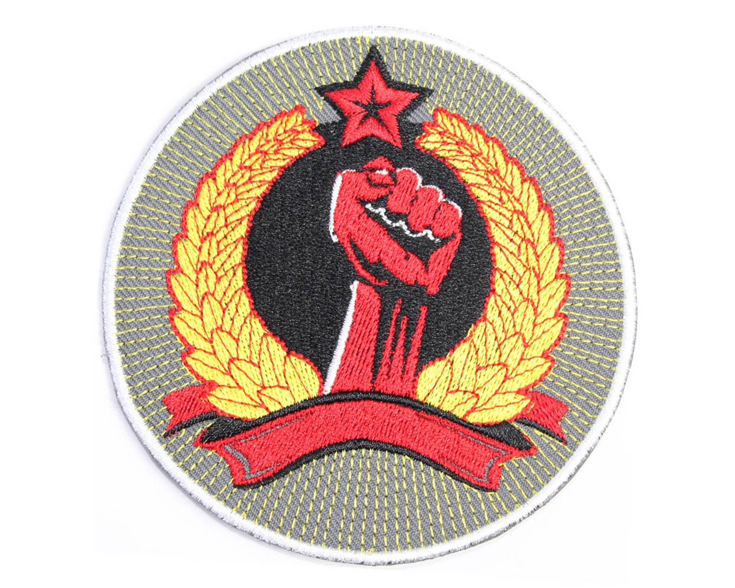 USSR Red Fist Symbol of Communism Embroidery Ironon Sleeve Etsy