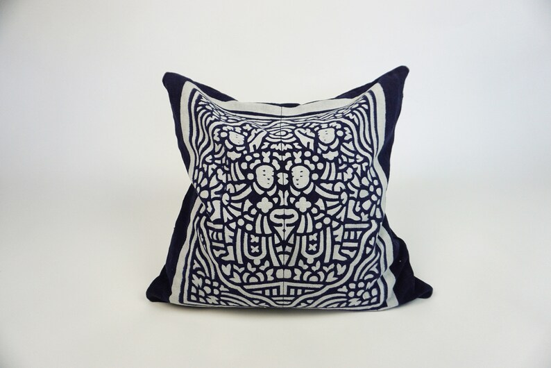 Indigo Print Pillow Cover
