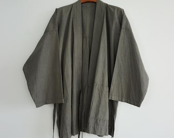 Plant-dyed Kendo Jacket/Kimono Jacket/Nature Color/Cotton/Unisex