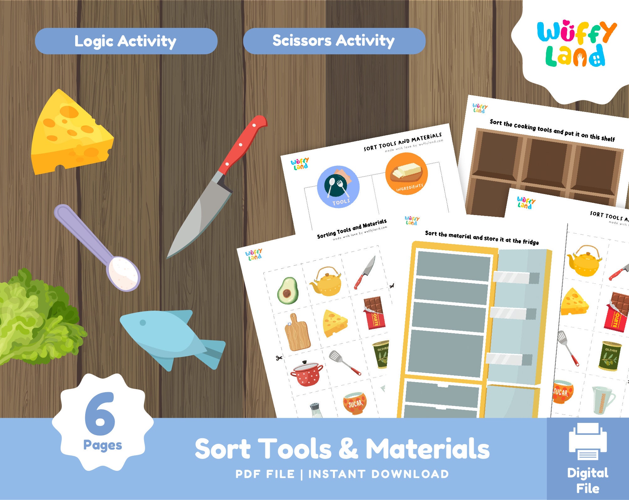 Cooking Worksheets - Etsy