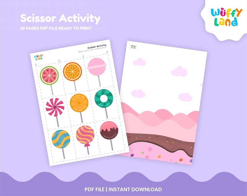 Scissor Activity Cutting Activities Preschool Scissor Skills Etsy Scissor activity cutting activities preschool scissor skills etsy