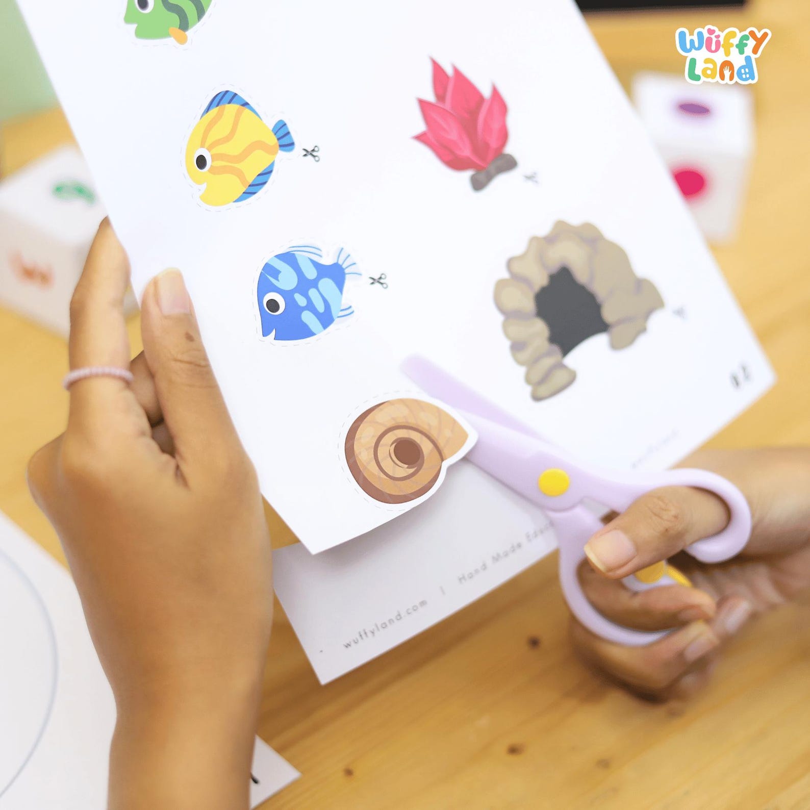 Aquarium Cut and Paste Activity for Kids | Fine Motor Skills Printable ...