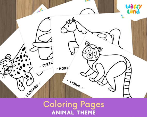 60 Land Animal Coloring Pages  HD