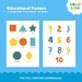 Educational Kids Posters, 6 Homeschool Printable, Montessori Classroom ...