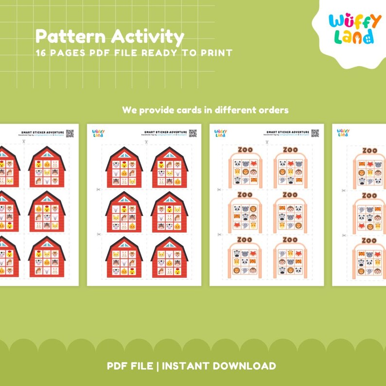 Pattern Recognition Activity for Kids – 16 Pages of Fun Learning ...