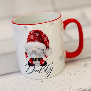 Personalised Christmas Gonk/Gnome Mug