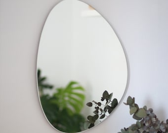 Asymmetrical Wall Mirror, Organic mirror, Irregular mirror, Aesthetic Mirror Wall Decor, Decorative mirror, Hanging Mirror, Wall decoration