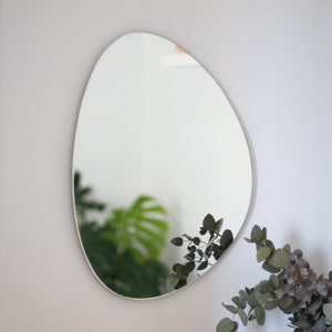 Asymmetrical Wall Mirror, Organic mirror, Irregular mirror, Aesthetic Mirror Wall Decor, Decorative mirror, Hanging Mirror, Wall decoration image 1