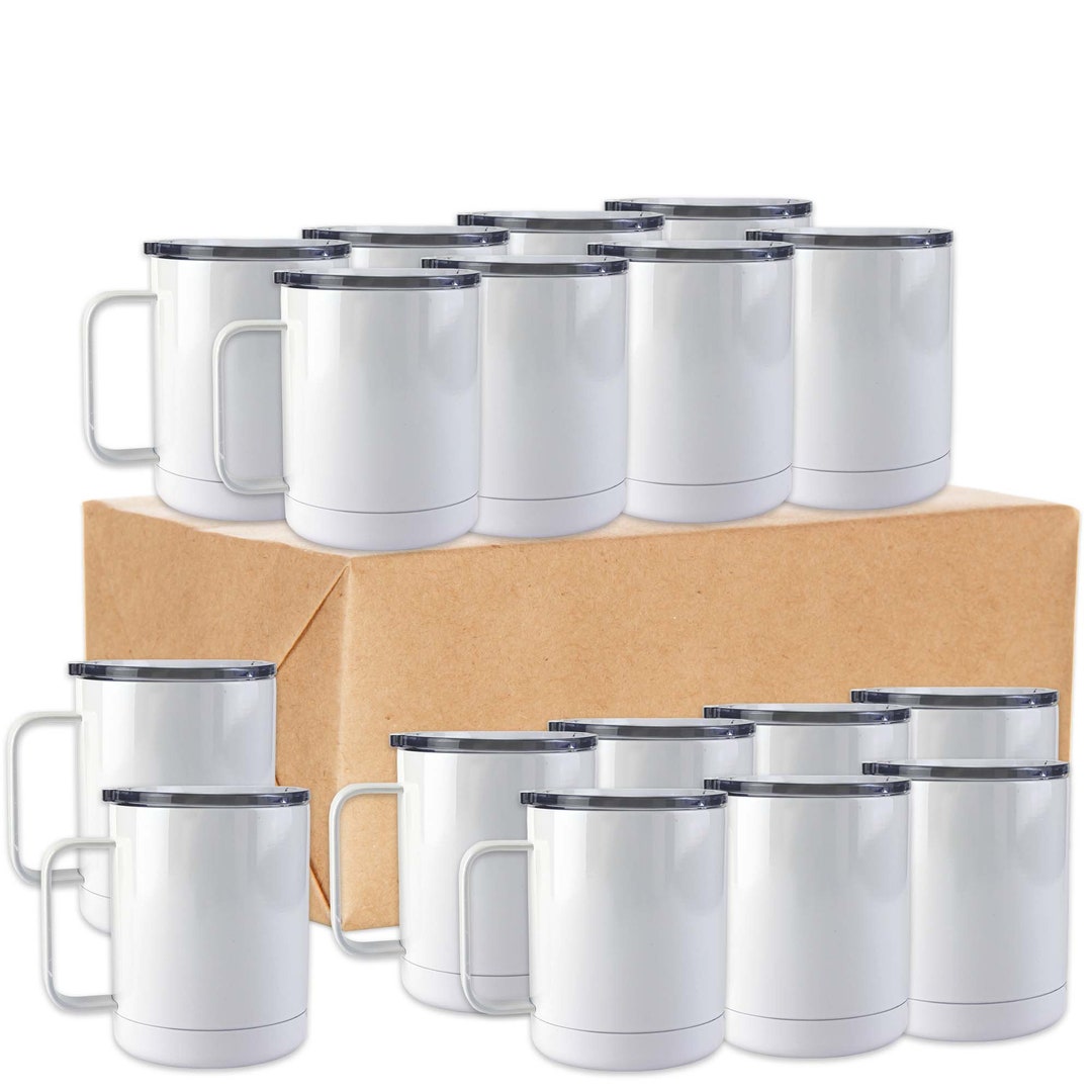 Conde Sublimation Blank Travel Mug With Handle and Lid for Etsy