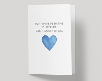 Pregnancy After Loss Card: Thoughtful Support Card