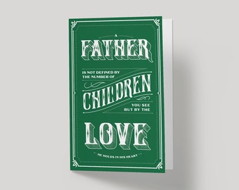 Bereaved Father's Day Card: Infant Loss Remembrance