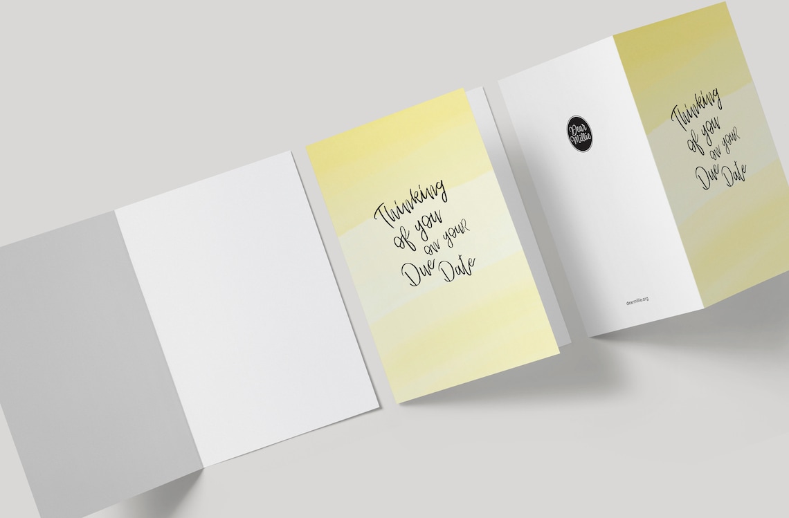 Miscarriage Card // Due Date Sympathy Card Etsy