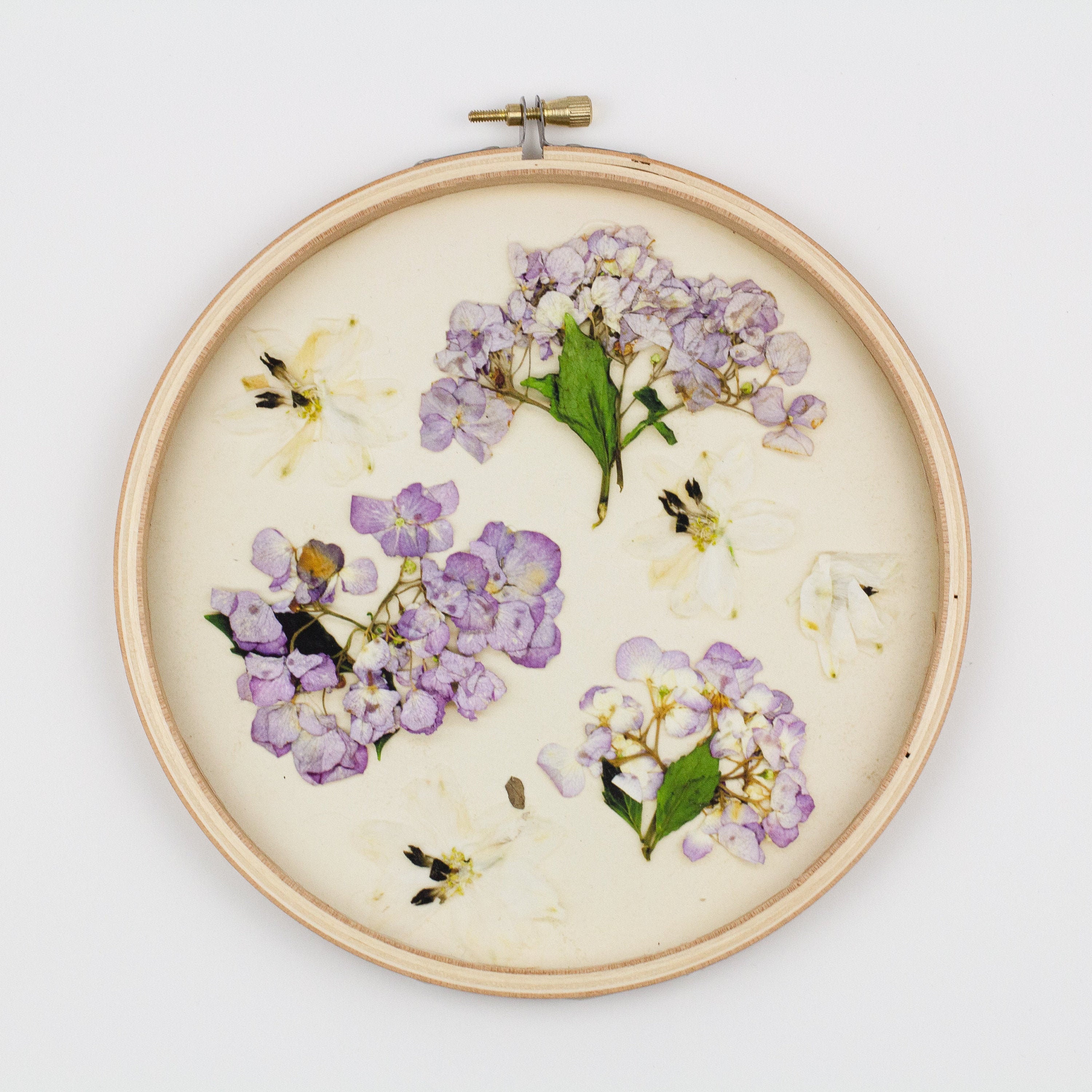 Pink Hydrangea Photograph Print Rustic Embroidery Hoop Frame ...
