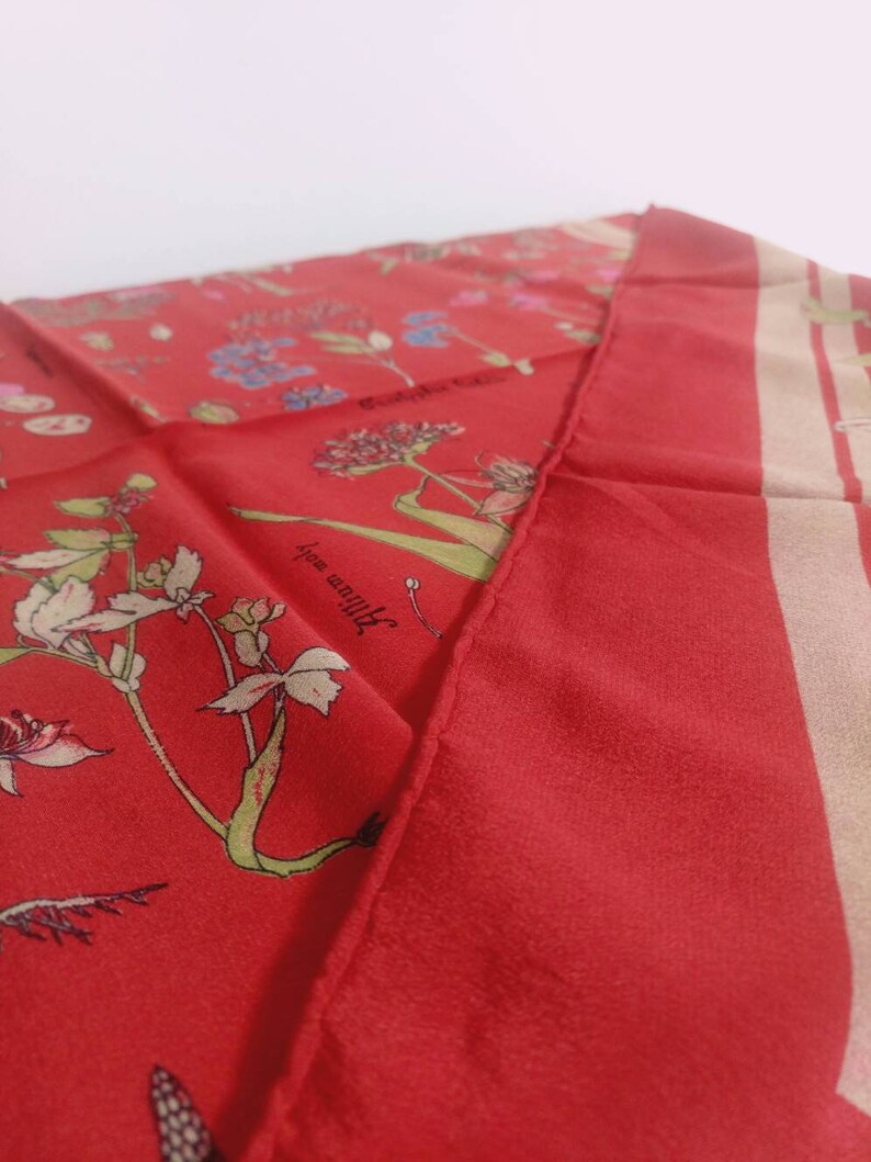 Silk scarf original vintage Pierre Cardin