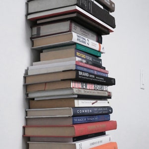 Invisible Vertical Bookshelf