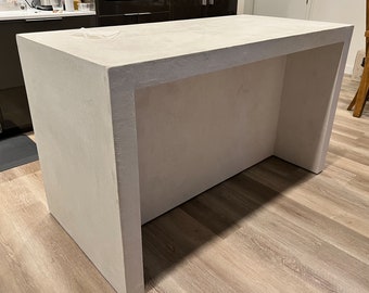 Stunning Tailored Size Concrete Kitchen Island