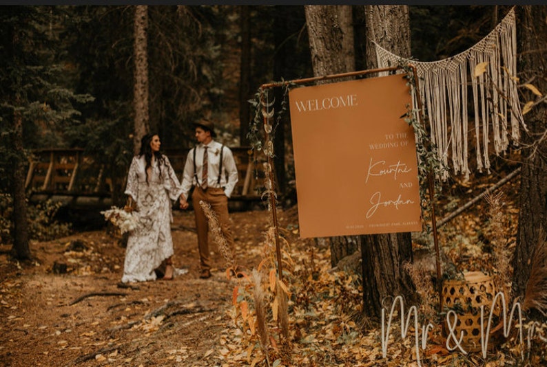 DIGITAL BOHO Wedding Welcome Sign