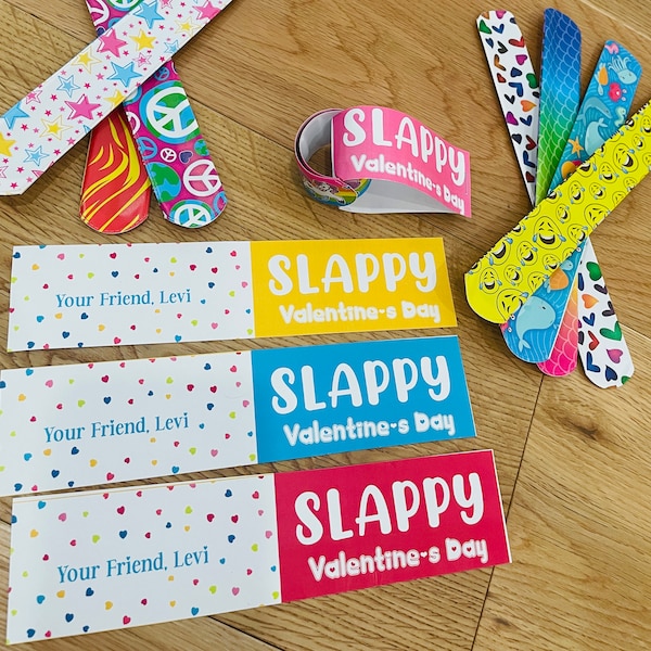 Slappy Valentine's Day // Digital Print // Favour tag //Class Gift