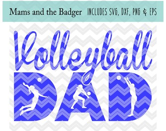 Volleyball Dad Svg Etsy
