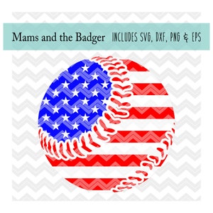 May include: A baseball with the American flag design. The red and white stripes of the flag are on the bottom half of the ball, and the blue field of stars is on the top half. The baseball has white stitching.