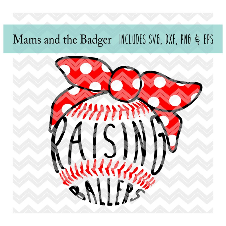 Download Svg Dxf Png Eps Iron On Design Cricut Download Raising Ballers Softball Daughter Head Scarf Bow Silhouette Cameo Baseball Mama Svg Craft Supplies Tools Kids Crafts Kromasol Com