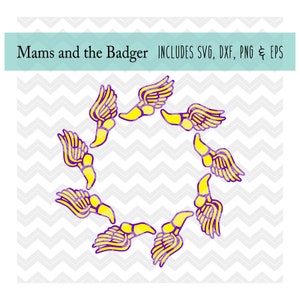 Cross Country svg, Track and Field svg, Winged Running Shoes, Monogram Frame, Coach Gift, Silhouette Cameo, Cricut Download, svg dxf png eps