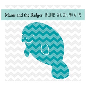 Manatee svg, Cute Chubby Mermaid Clip Art, Nursery Wall Art, Cut File File, Silhouette Cameo, Design Space, Cricut Download, svg dxf png eps