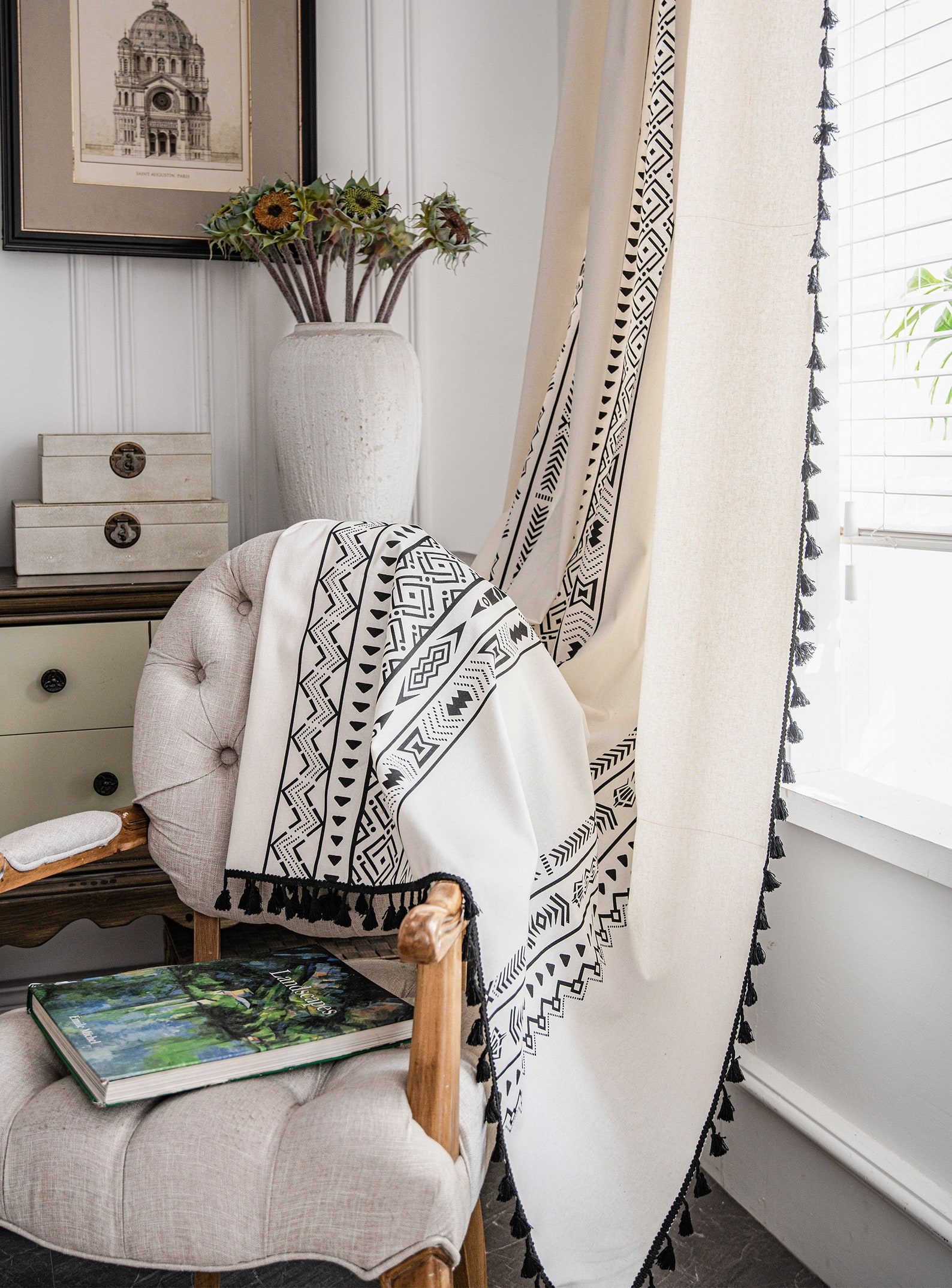 Newest Model Boho Curtainsliving Room Curtainbedroom Etsy