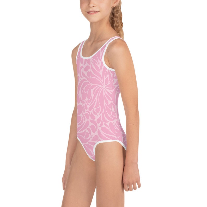 Girls Swimwear One-Piece Bathing Suit for Toddler Girl |Summer Kids bikini Teen Junior Girls Swimsuits Paisley Pink Swimsuit for Girls