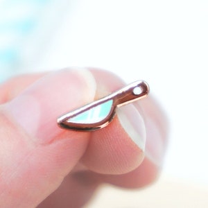 Tiny Knife Enamel Pin | Small Board Filler Hard Enamel Pin | Kawaii Art | Kawaii Aesthetic Birthday Gift | Christmas Present