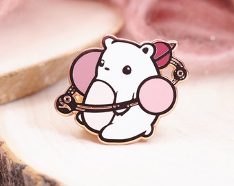 Cute Galaxy Bear Pin | Dreamscape Adventures | Collectors Hard Enamel Pin Badge | Kawaii Aesthetic Birthday Gift for Her | Christmas Present