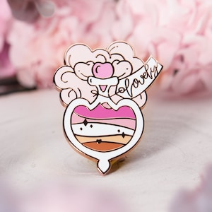 Lovely Lesbian Flag Pride Potion | LGBTQIA+ | Witch Hard Enamel Pins | Rainbow Flag | Pride Month | Miamouz