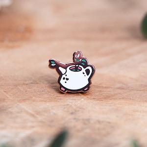 Overgrown Watering Can for Plant Lovers | Flowers & Plants Collectors Hard Enamel Pin Badge | Tea Pot Birthday Gift | Christmas Present