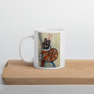 Medieval Snail-Cat Mug