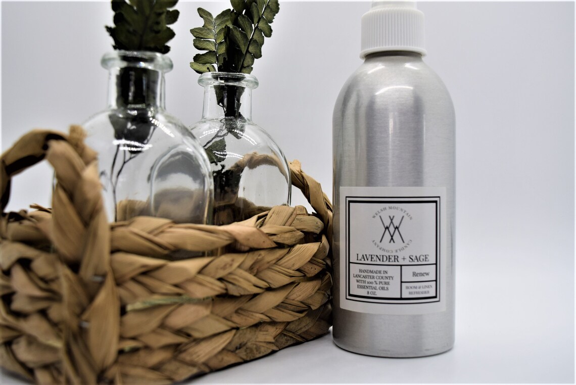 Natural Essential Oil Air Freshener Home Spray Room Odor Etsy