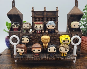 Funko Pop mini étagère murale verrouillable avec affichage Funko Pop / Stage Funko Pop Shelf | Affichage Funko Pop | Présentoir de décoration d'étagère flottante funko pop