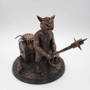 Goblin gothic game figure art custom geek gift nerd gift personal figure old camp figures