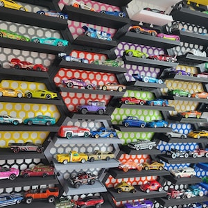 Hot wheels zeshoekige planken tonen podiumplank Locking Wall mini-auto's planken