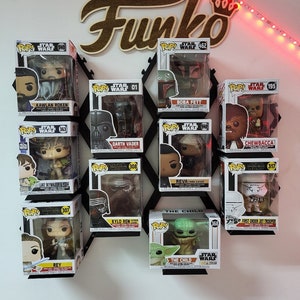 Funko Pop Box Locking Wall Shelf Box Display Funko Pop Stage Funko Pop Shelf Funko Pop Display | Floating Shelf Decor for Display funko pop