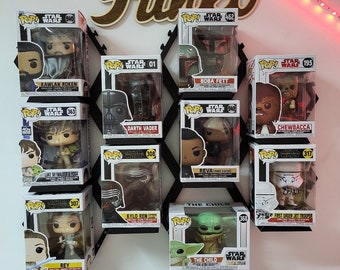 Funko Pop Box Locking Wall Shelf Box Display Funko Pop Stage Funko Pop Shelf Funko Pop Display | Floating Shelf Decor for Display funko pop