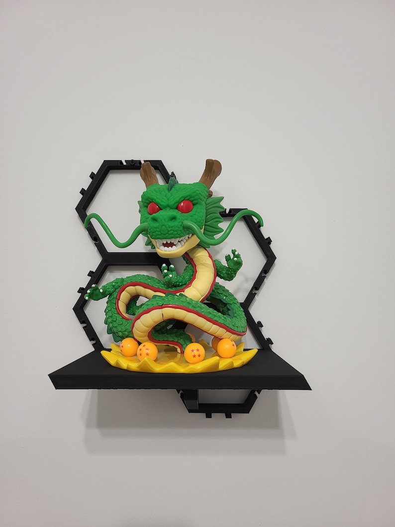 Jumbo Funko Pop Locking Wall Shelf W/ Display Funko Pop / Mega Stage