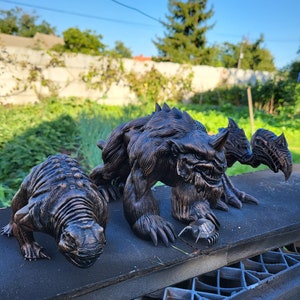 Gothic Pack 4 four meatbug scavenger molerat and shadowbeast 3d art figure custom gift package