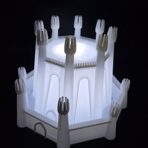 Heroes Migh and Magic 3 Dungeon castle 3d lamp art custom gift Building castle figure HOM3