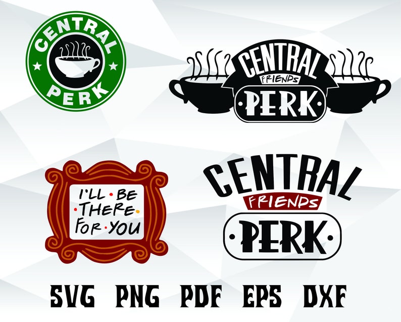 Download Central Perk Friends TV Show Svg Png Pdf Eps Dxf formats ...