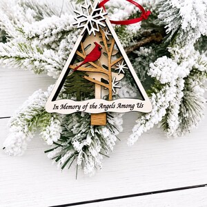 Cardinal Memorial Ornament, Christmas Cardinal Ornament, Memorial Christmas Gift, Cardinal Gift, Remembrance Ornament, Bird Lover Gift