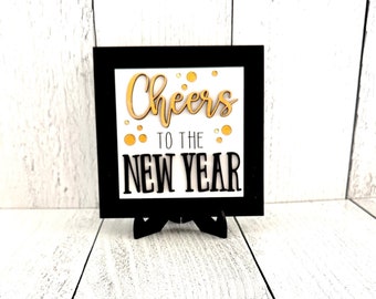 Happy New Year Interchangeable Frame, Happy New Year, New Year Decor, New Year Party, New Years Eve, Holiday Decor, Kitchen Decor, 2027