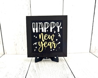 Happy New Year Interchangeable Frame, Happy New Year, New Year Decor, New Year Party, New Years Eve, Holiday Decor, Kitchen Decor, 2027
