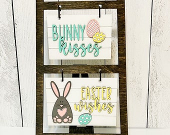 Easter Easel Inserts, Easter, Easter Decor, Easter Sign, Easter Shelf Sitter, Easter Bunny, Easter Tiered Tray, Easter Eggs, Easter Rabbit