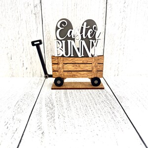 Easter Bunny Mini Wagon, Easter Decor, Easter Sign, Easter Bunny, Easter Tiered Tray, Easter Eggs, Easter Rabbit, Easter Bunny Decor, Egg