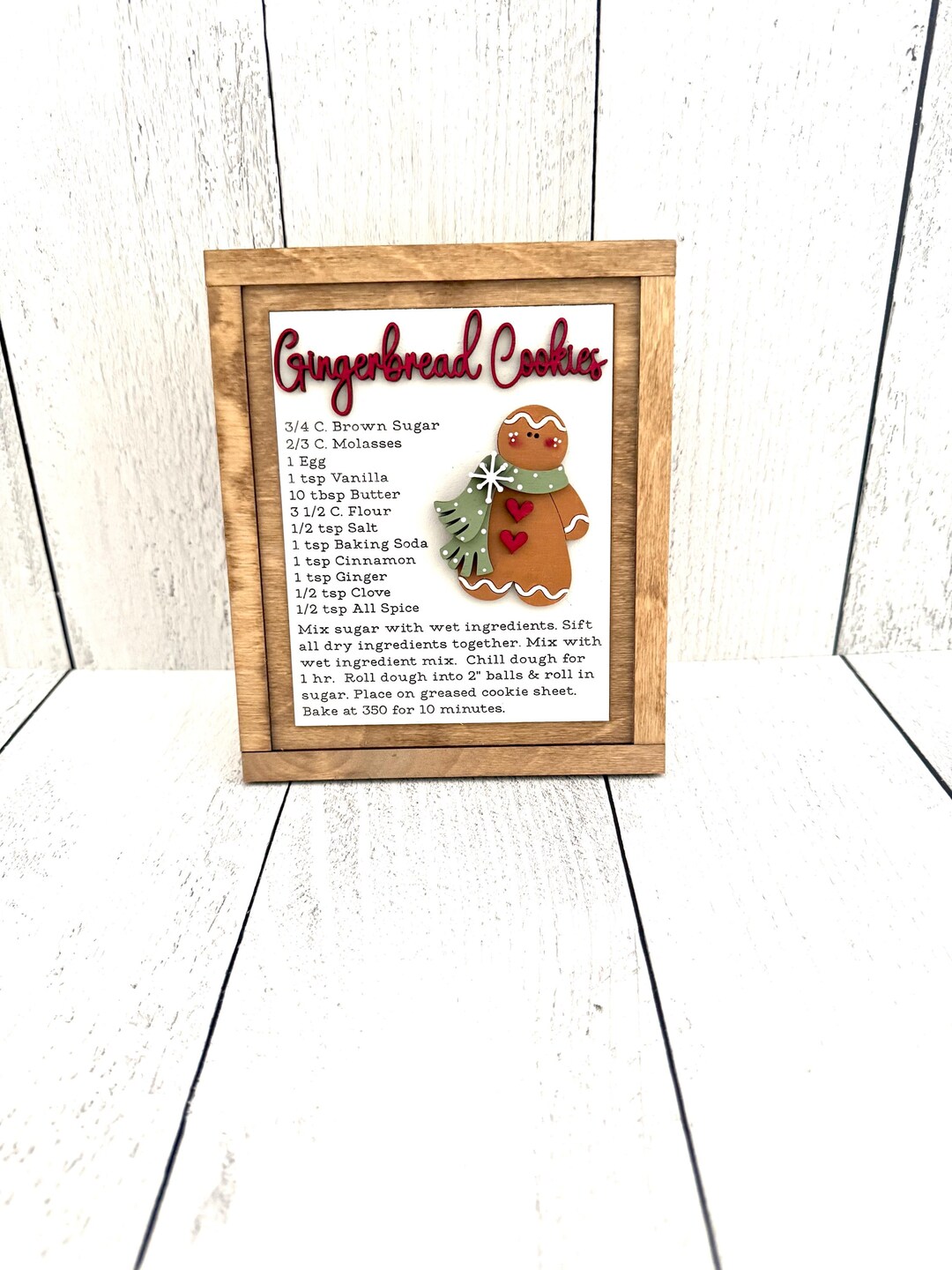 Gingerbread Cookies Interchangeable Sign, Christmas Decor, Gingerbread ...